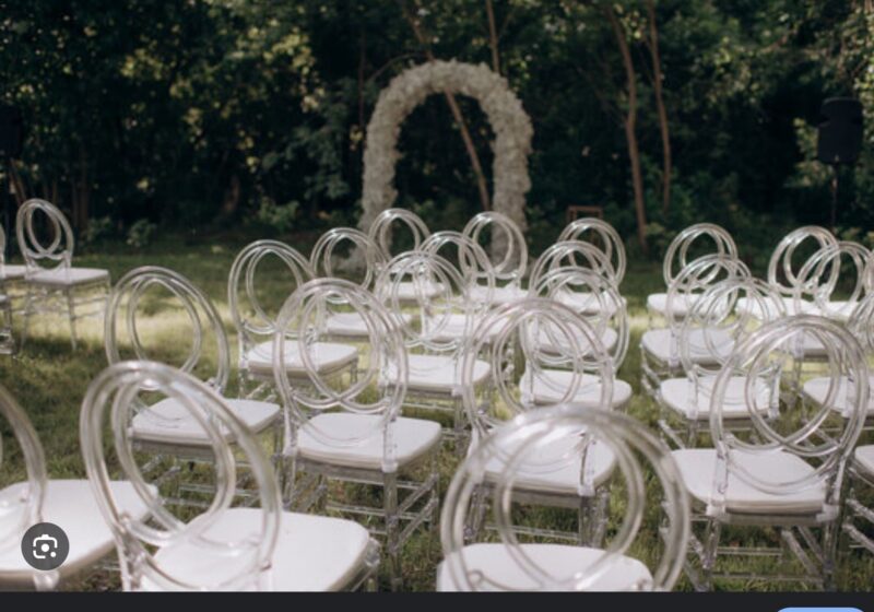 Chiavari Ghost Round Back Chair with Pad - Image 5