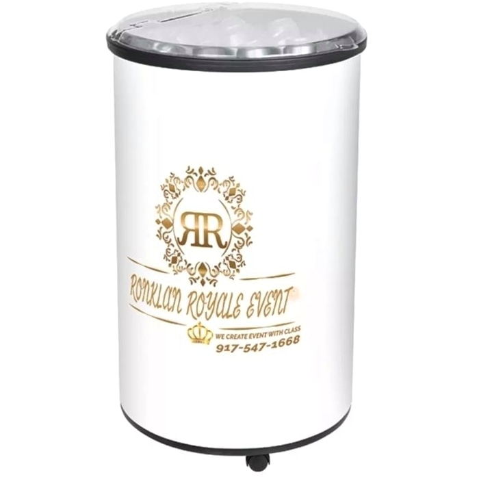 Round Mobile Beverage Cooler